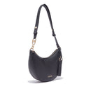 Mittelgroße Damen-Beuteltasche LIU JO mit Bottalata-Print in Schwarz mit Charm