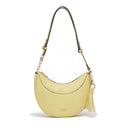 Mittelgroße Damen-Beuteltasche LIU JO mit Bottalata-Print in Avocadogelb mit Charm