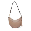Hobo Bag Media Donna LIU JO stampa Bottalata color Mocha con Charm
