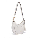 Mittelgroße Damen-Beuteltasche LIU JO mit Bottalata-Print in Panna mit Charm