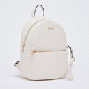 Zaino Donna LIU JO Better stampa Bottalata color Crema con Charm