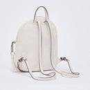 Zaino Donna LIU JO Better stampa Bottalata color Crema con Charm