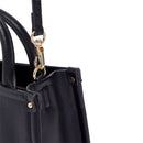Borsa Donna a Mano LIU JO Better stampa Bottalata Nera con Charm