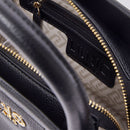 Borsa Donna a Mano LIU JO Better stampa Bottalata Nera con Charm