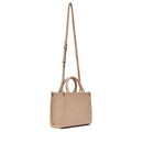 Borsa Donna a Mano LIU JO Better stampa Bottalata Dark Cipria con Charm