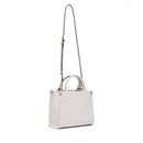 Borsa Donna a Mano LIU JO Better stampa Bottalata color Crema con Charm