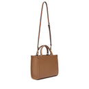 Borsa Donna a Mano LIU JO Better stampa Bottalata Marrone con Charm