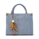 Borsa Donna a Mano LIU JO in Denim Chiaro con Charm