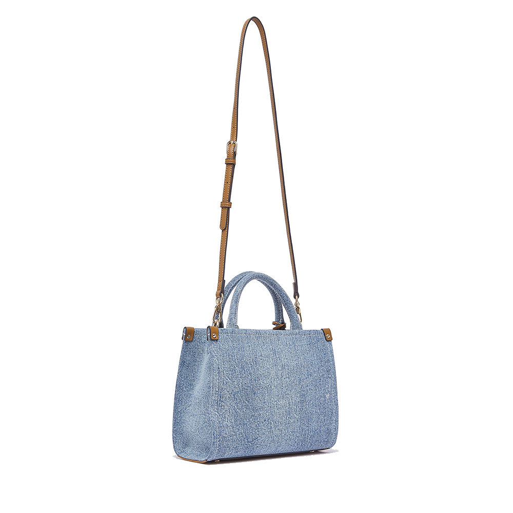 Borsa Donna a Mano LIU JO in Denim Chiaro con Charm