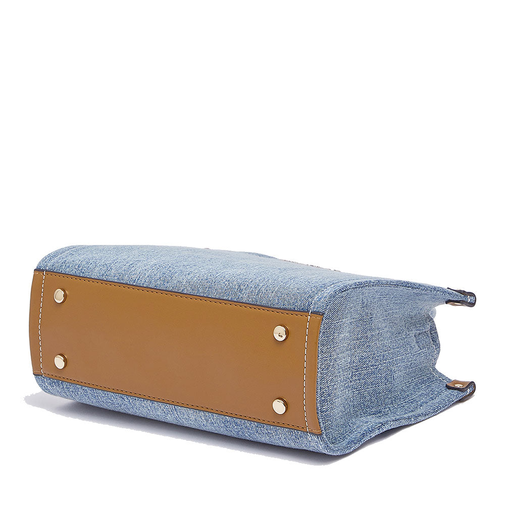 Borsa Donna a Mano LIU JO in Denim Chiaro con Charm