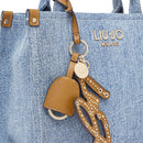 Borsa Donna a Mano LIU JO in Denim Chiaro con Charm