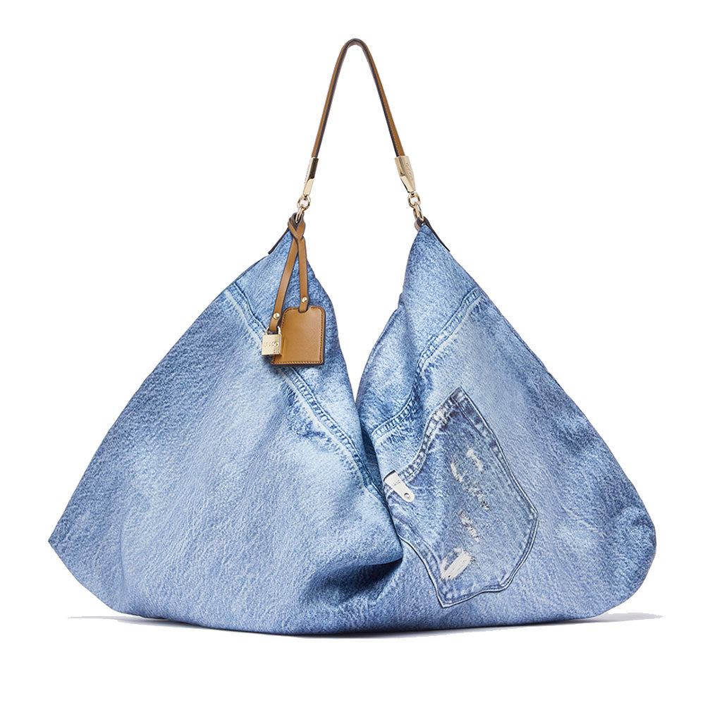 Liu Jo Borsa Foulard Schultertasche – Damen, Light Denim