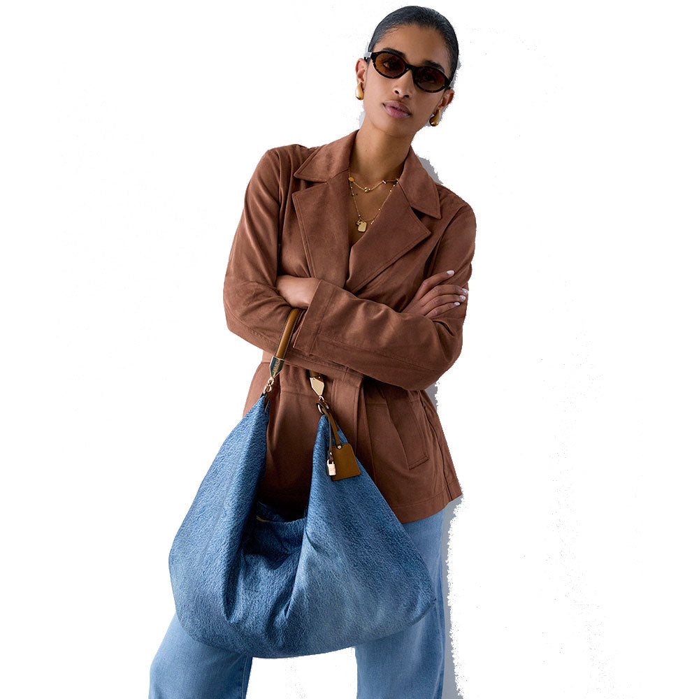 Liu Jo Borsa Foulard Schultertasche – Damen, Light Denim