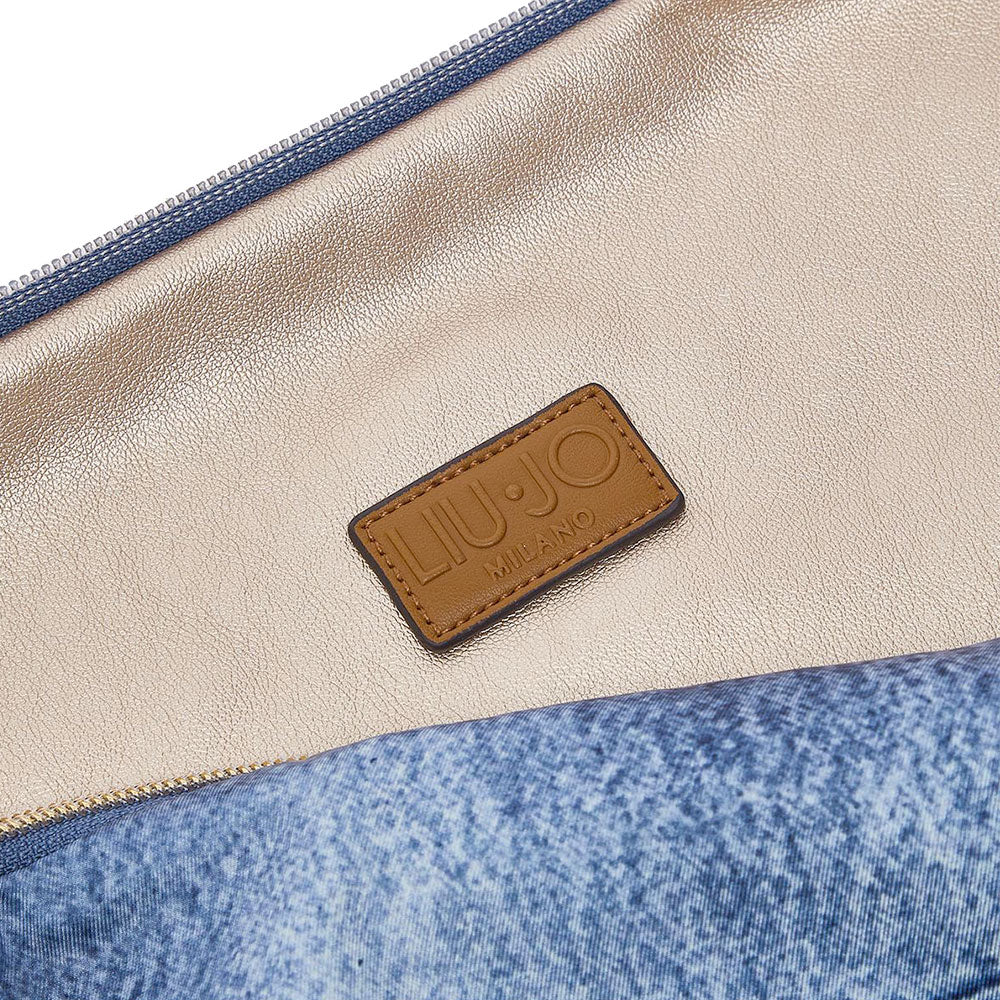Liu Jo Borsa Foulard Schultertasche – Damen, Light Denim