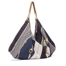 Borsa Foulard Donna LIU JO in Raso Stampato Nero