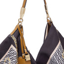 Borsa Foulard Donna LIU JO in Raso Stampato Nero