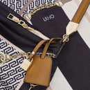 Borsa Foulard Donna LIU JO in Raso Stampato Nero