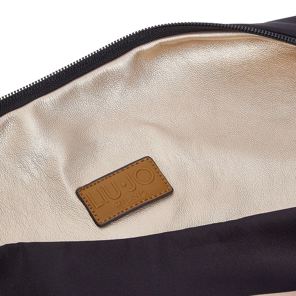 Borsa Foulard Donna LIU JO in Raso Stampato Nero