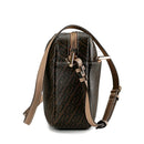 Borsa Donna a Tracolla LIU JO stampa Logo Monogram Testa di Moro