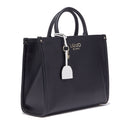 Borsa Donna a Mano Large LIU JO Better stampa Bottalata Nera con Charm
