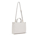 Borsa Donna a Mano Large LIU JO Better stampa Bottalata color Crema con Charm