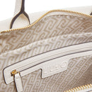 Borsa Donna a Mano Large LIU JO Better stampa Bottalata color Crema con Charm
