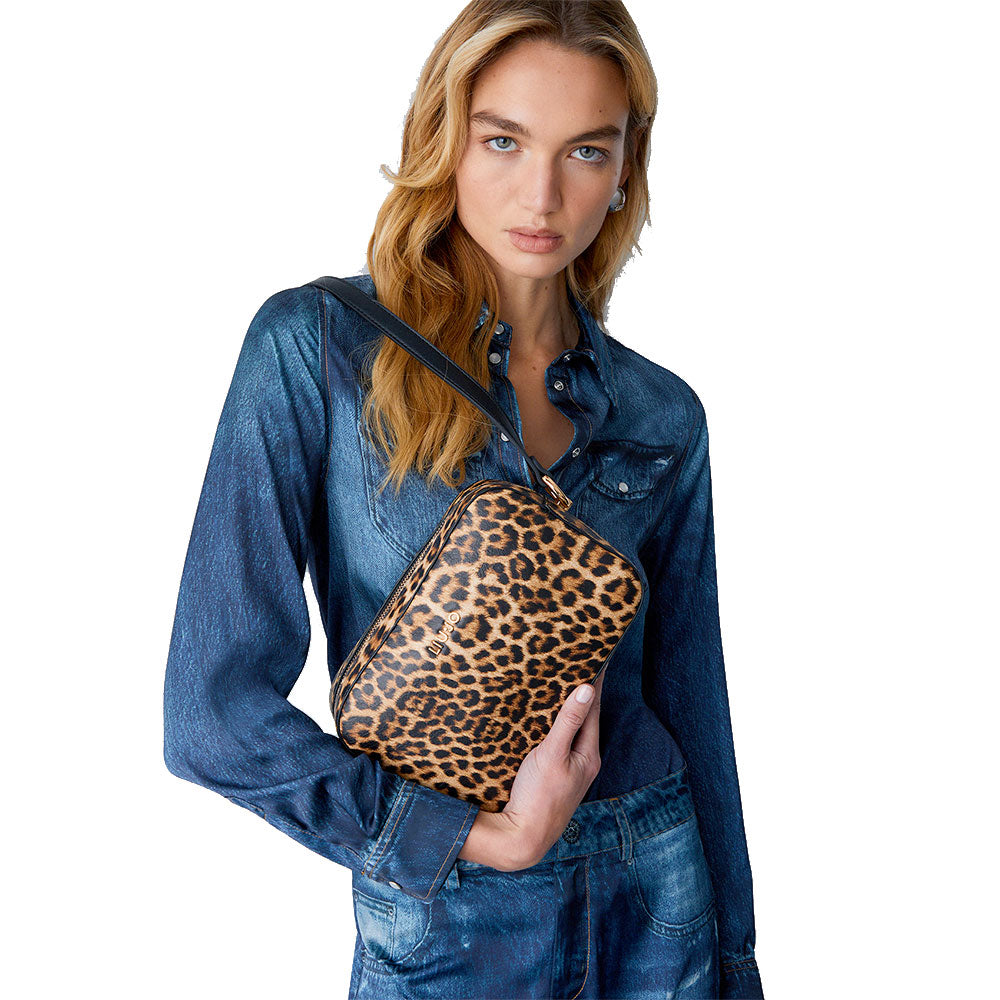 Borsa Donna a Tracolla Media LIU JO stampa Animalier