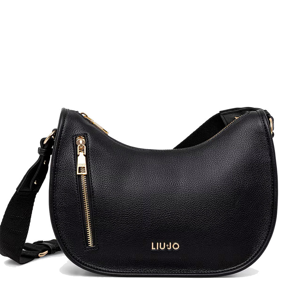 Hobo Bag Small Donna LIU JO Better stampa Bottalata Nera