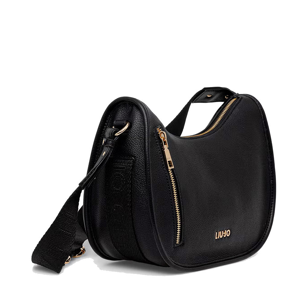 Hobo Bag Small Donna LIU JO Better stampa Bottalata Nera
