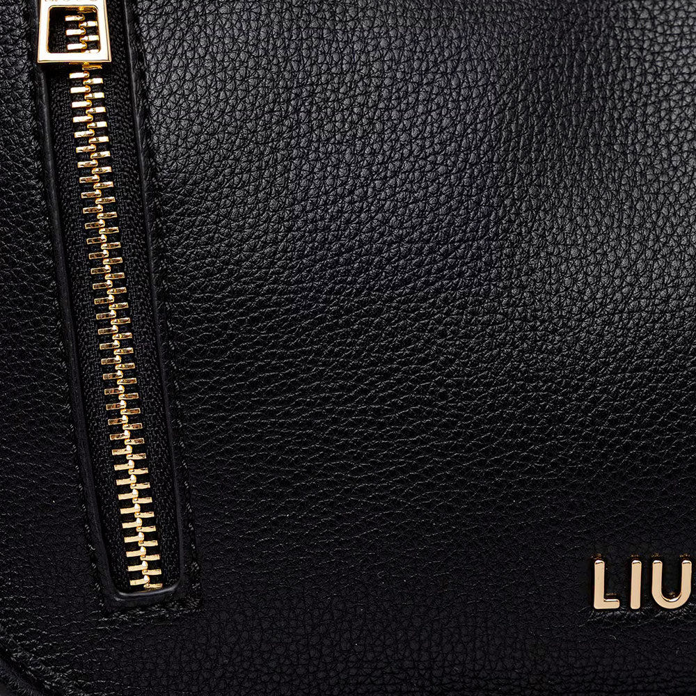 Hobo Bag Small Donna LIU JO Better stampa Bottalata Nera