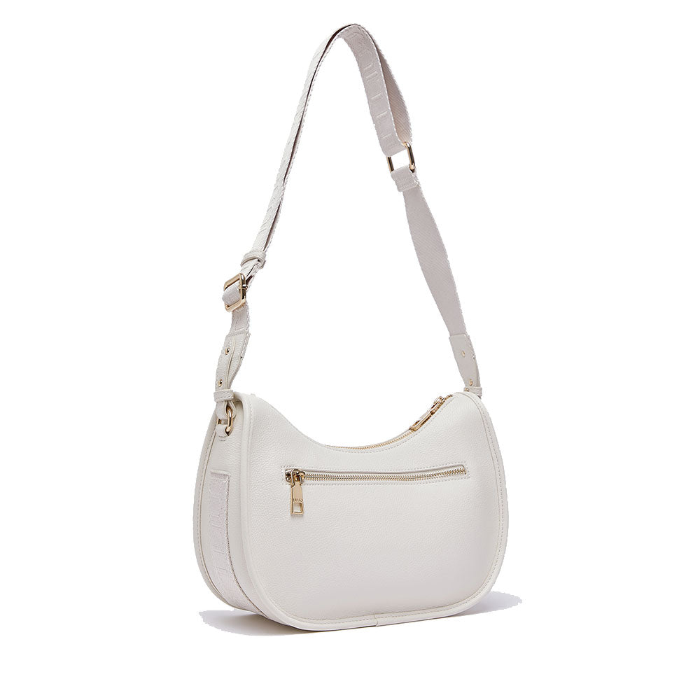 Hobo Bag Small Donna LIU JO Better stampa Bottalata color Crema