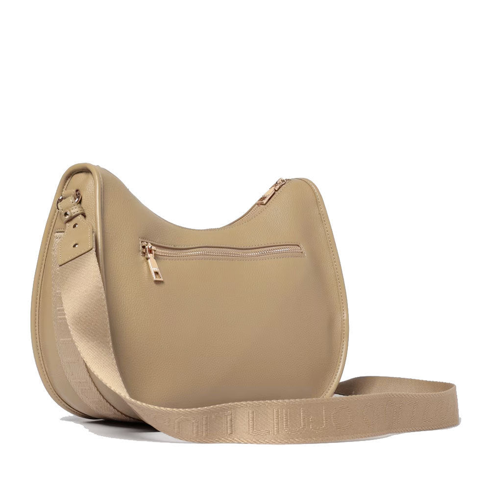 Hobo Bag Media Donna LIU JO Better stampa Bottalata color Fango