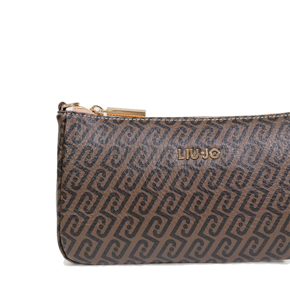 Mini Bag Donna LIU JO stampa Monogram Testa di Moro