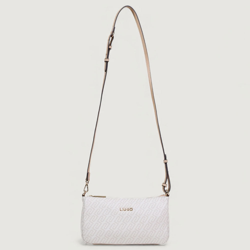 Mini Bag Donna LIU JO stampa Monogram Bianco