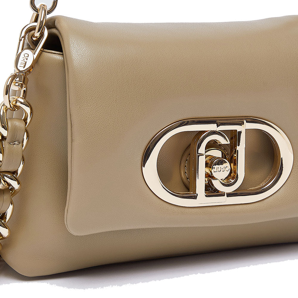 Borsa Donna Mini a Spalla LIU JO Better linea La Puffy color Fango