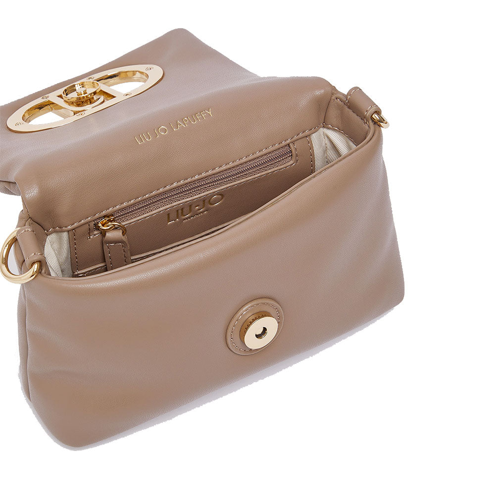 Borsa Donna Mini a Spalla LIU JO Better linea La Puffy color Mocha