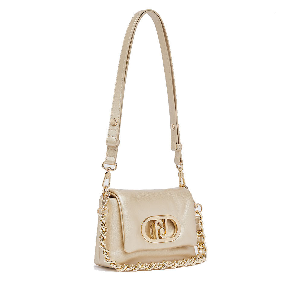 Borsa Donna Mini a Spalla LIU JO Better linea La Puffy Oro Chiaro