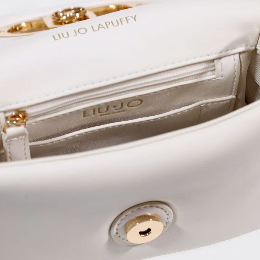 Borsa Donna Mini a Spalla LIU JO Better linea La Puffy color Crema