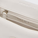 Borsa Donna Mini a Spalla LIU JO Better linea La Puffy color Crema con Logo Gioiello