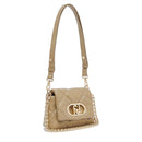 Borsa Donna Mini a Spalla LIU JO Better linea La Puffy in Ecopelle Trapuntata color Fango