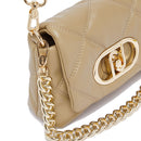 Borsa Donna Mini a Spalla LIU JO Better linea La Puffy in Ecopelle Trapuntata color Fango