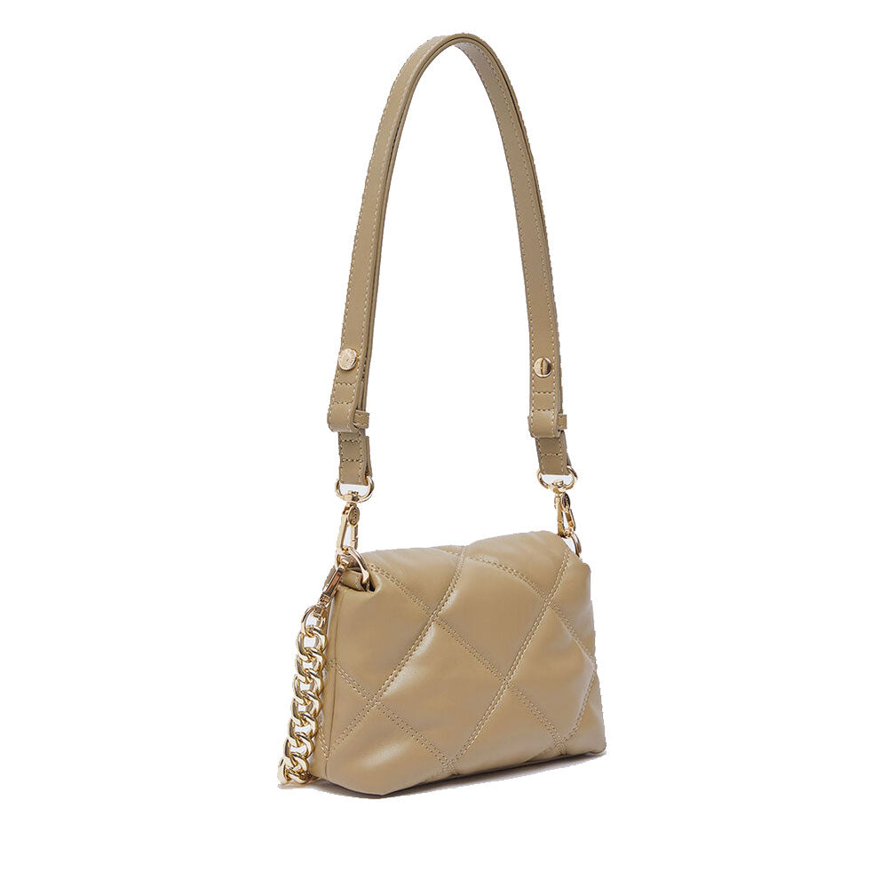Borsa Donna Mini a Spalla LIU JO Better linea La Puffy in Ecopelle Trapuntata color Fango