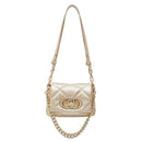 Borsa Donna Mini a Spalla LIU JO Better linea La Puffy in Ecopelle Trapuntata Light Gold
