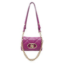 Borsa Donna Mini a Spalla LIU JO Better linea La Puffy in Ecopelle Trapuntata Viola