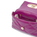 Borsa Donna Mini a Spalla LIU JO Better linea La Puffy in Ecopelle Trapuntata Viola