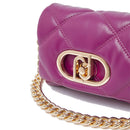 Borsa Donna Mini a Spalla LIU JO Better linea La Puffy in Ecopelle Trapuntata Viola