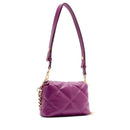 Borsa Donna Mini a Spalla LIU JO Better linea La Puffy in Ecopelle Trapuntata Viola