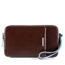 Pochette Uomo PIQUADRO in Pelle Linea Blue Square colore Mogano - AC4221B2