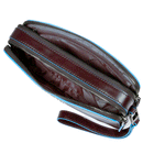 PIQUADRO Herren Clutch aus Leder Blue Square Line Mahagoni Farbe - AC4221B2