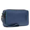 Pochette Uomo PIQUADRO in Pelle Linea Atlas colore Blu - AC4221S138R